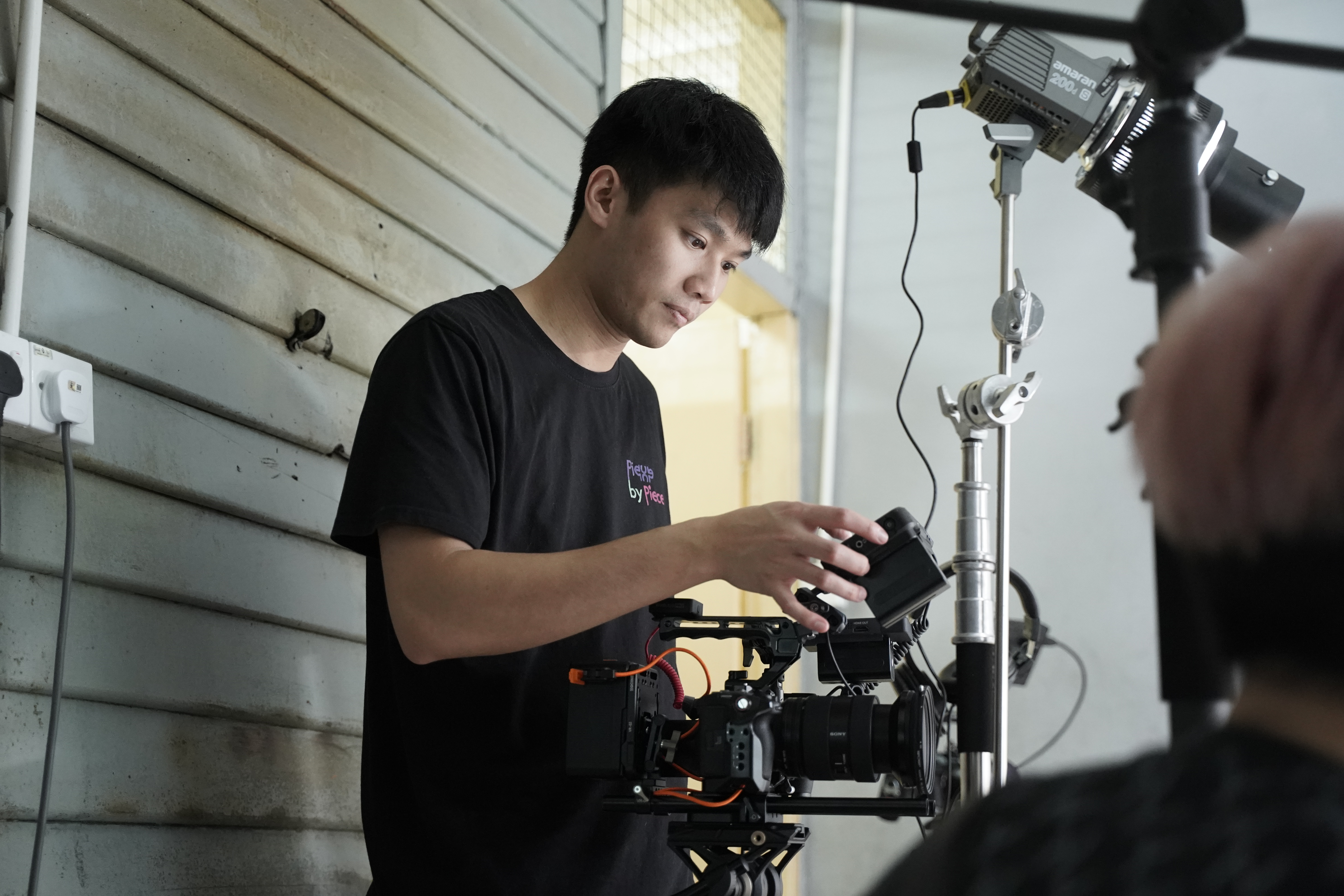 Behind the scenes — camera operation